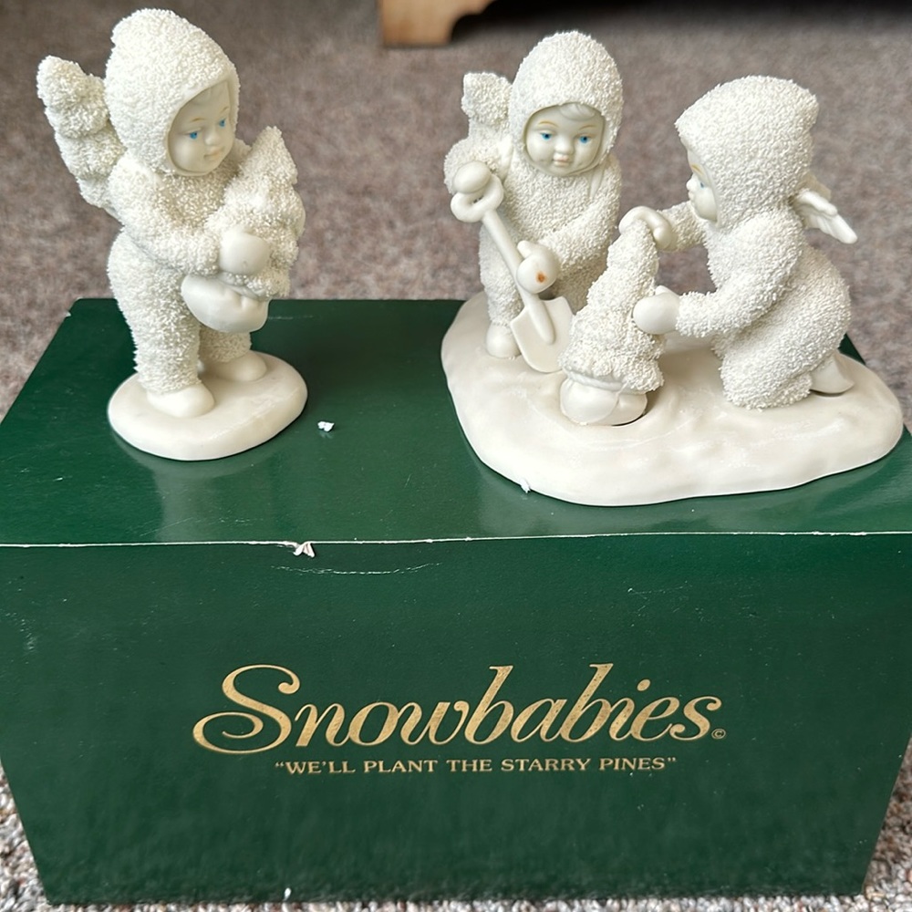 “We’ll plant the Starry Pines” Snowbabies figurine